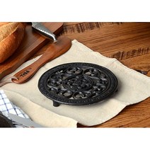 덜튼 엔틱 주물 철제 냄비받침 원형