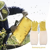 양봉옷 모기장옷 방충복 Bee Keeping Gloves Beekeeping Supply Goatskin Leather Beekeeper's With Lo