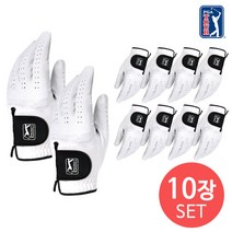 PGA TOUR 블랙 프로 남성 양피 골프 장갑