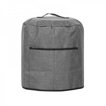 Air Fryer Cover Dust Cover Round Protective Bag with 2 Pocket and Handle for Electric Pressure Cooke, Black