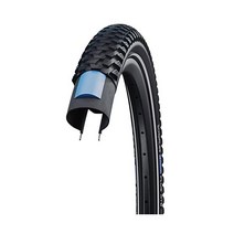 SCHWALBE 슈왈베 마라톤 플러스 HS 468 스마트가드 MTB 자전거 타이어 - 와이어 비드 - 27.5 (블랙-리플렉스 - 27.5 x 2.10)