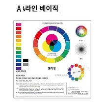 12색 상환 보색표 컬러리스트 색상표 비교 가이드, A