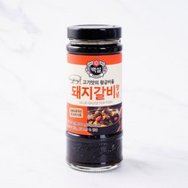 [메가마트]CJ 백설 돼지갈비 양념 500g, 없음