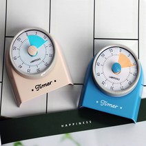 아날로그 다이얼 구글 타이머 공부시계 알람 자석 타임타이머, 핑크