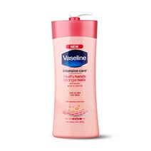 바세린 인텐시브 케어 헬씨 핸드앤스트롱거 네일 로션 450ml (크리넥스 바디 물티슈 증정), 1개