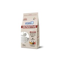 포르자텐 전연령용 생선 센서티브 다이제스쳔 플러스 강아지 사료 1.5kg 1개, 2개