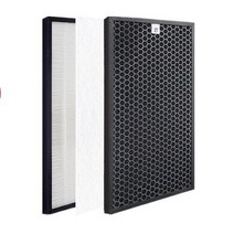 HEPA 필터 FZ-C100HFE 탈취 FZ-C100DFE 가습 FZ-C100MFE 샤프 KC-850E-R 공기 가습기 부품, [04] set and cotton