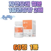 성인남여 가임기여성 임산부 철분 비헴철 성분 1일 권장량 2배 60정