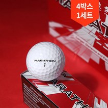던롭 4박스 총60구/ 던롭 스릭슨 마라톤 골프공, free, NEW 마라톤 화이트 15구 4박스