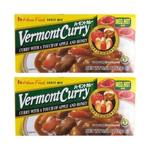 하우스푸드 바몬트커리 고형카레 중간맛 일본카레 House Foods Vermont Curry 8.11oz(230g) 2팩
