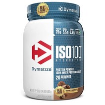 Dymatize 다이마타이즈 ISO100 웨이 프로틴 파우더 고메 초콜릿 1.4lb(640g)