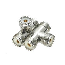 1pcs 커넥터 uhf pl259 so239-uhf 남성 플러그 앰프 암 잭 스트레이트 앰프 직각 앰프 플랜지 rf 어댑터 변환기 동축, so239  2xso239