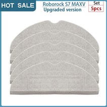 Roborock S7 MaxV 울트라 액세서리 먼지 가방 필터 메인 브러시 걸레 천 교체 로봇 샤오미 G10S 진공 청소기 부품, [16] 5pcs