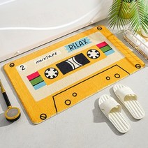 북유럽풍거실매트 멍석 방바닥 안마의자 매트 롤카페트 레트로 클래식 카세트 음악 테이프