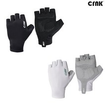 크랭크 CRNK 논슬립 MTB 싸이클 라이딩 자전거 장갑 반장갑, 블랙