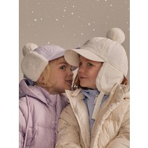 뉴발란스키즈 귀달이캡 아동 겨울 군밤 모자
