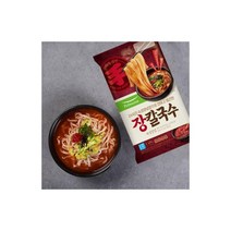 풀무원 별미 칼제비4인SET-[장칼국수(2인)+해물수제비(2인)] (총 2봉(1봉단 2인)) 탕비실 회사 점심 도시락 학생 야식 간식, 1개