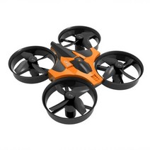 소형 RC 쿼드콥터 W 3 Pcs 배터리 2.4G 4 축 항공기 드론 헤드리스 모드 제어 PK Eachine 010 JJRC H36, Orange 3 Battery