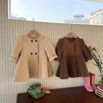 더쭈야 아동 코트 아기 유아 여아 자매룩 아우터 겨울코트 뽀글이 무스탕 유치원 등원