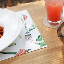 트레이드몰▶소소문구 vege table mats 종이 식탁매트 테이블 식사 코스터 패드 깔판◀트레이드몰, ◀트레이드몰▶, ◀트레이드몰▶