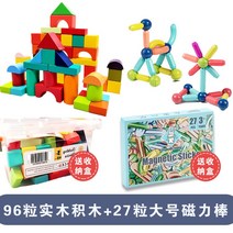 라이팡팡 어린이 블록 패치워크 3 이상 조교 건물 느티나무 우드 입자 가능, 12.트렌드! 패밀리 박스 마그네틱 스틱 27개