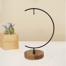 우드나인 감성캠핑 랜턴걸이 거치대 L 빈티지 월넛, 1개