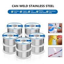 용접 와이어 솔리드 LISM-신형 라이터 스테인레스 스틸 납땜 와이어 일회용 구리 철 니켈 배터리 폴 용접, 01 1.0mm_01 50G