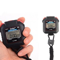 체육교사 수행평가 기록측정 목걸이 스톱워치 알람기능 레져 스포츠 초시계 훈련용 육상 수영, 1개, 일반형