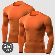 아르메데스 언더레이어 긴팔 무지테크핏 AR52 2매