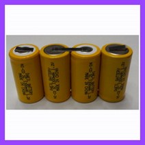 니카드충전지 니카드 1300SC-4N(4.8V 1300mAh)R+출력선 니카드조립작업, 1개
