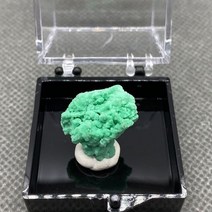 내츄럴 녹색 variscite 보석 미네랄 치유 크리스탈 광석 표본 상자 35 35mm, 12