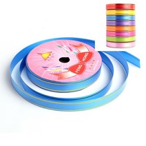 10P 리본끈 18M 꽃철사 철사공예 결속기 바인더끈 선물포장비닐 리본빵끈 빵포장 과자포장 포장용리본
