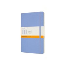 몰스킨 소프트 커버 라인 노트 5 x 8.25, Hydrangea Blue_Ruled