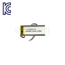 YJ 리튬폴리머배터리 YJ702045 600mAh KC인증 충전지, 1개
