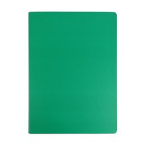 플러스샵 스프링화일 A4 5색상 합지 펀치리스 파일철, 초록색 3개