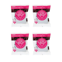 하리오 커피필터 여과지 VCF-01-100W, 100개입, 4개