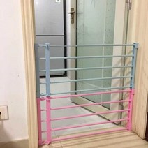 강아지 울타리 펜스 철장 철망, 핑크/ 길이 50-80cm 높이 42cm