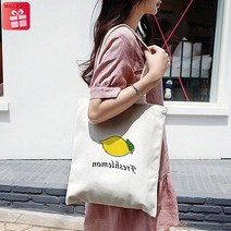 ecobag FJ79 지퍼에코백 패브릭 천가방 숄더에코백 31x37