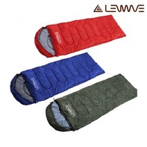 개미상회정품 런웨이브 하계용 사계절 침낭 차박 캠핑 비박 텐트 필수품, LW하계침낭700g(레드)