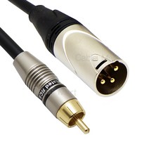 케이블마트 MACK HA30 RCA(숫)-캐논 XLR (숫) 변환 케이블 앰프 믹서 인터페이스 스피커 오디오 음향 연결선, 3M, HA30 RCA-캐논