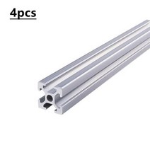 CNC 알루미늄 프로파일 2020 압출 100mm-1000mm EU 표준 3D 프린터 부품 양극 와이어 가이드, 1000mm|2020 4pcs