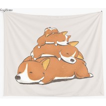 썬베드 해변의자 피크닉 테라스벤치 카페야외의자 파라솔루프탑 선배드 편안한 침대-코기 벽 태피스트리 비, 한개옵션1, 04 150X230CM