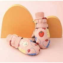 소록소록 아동 스키 눈싸움 장갑 유아동 어린이 키즈 방한 패딩 겨울 어린이용 벙어리 방수 여아 남아 아이