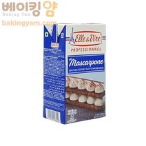 이홈베이킹 마스카포네치즈(엘르비르) 1kg - 아이스박스 별도구매제품, 3개