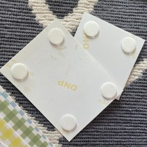 강력접착 원형 양면 투명 테이프 스티커 1cm 70개입