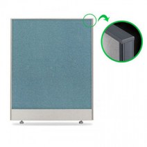 가구샘 PVC 파티션 H1500 원톤 어두운프레임 OG1054, H1500xW900/PN713
