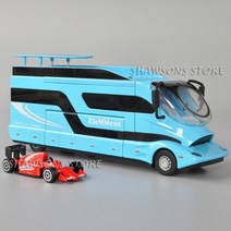 다이캐스트 1:50 스케일 금속 캠핑카 밴 모델 요소 궁전 rv 캠핑카 미니어처 복제 사운드 라이트 을 뒤로 당겨, 파란색