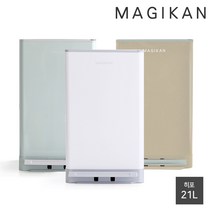 매직캔 [세트] 히포 21L+리필5롤 (화이트/베이지/세이지/레드) 기본리필장착 1년 사용가능 냄새차단 휴지통 옵션, 06_ 21L베이지(단품)_MH250BG