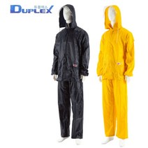 듀플렉스 신사우의 투피스 황색 곤색 L XL XXL 농업 어업 낚시용 우비 비옷