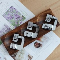 cd 가정용)원터치-말아박기노루발 3종세트 q